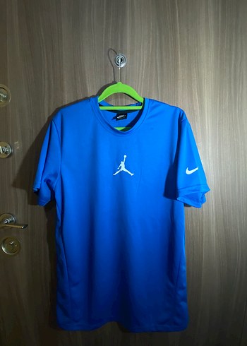 American Vintage Jordan Mavi Rahat Kesim Erkek Tişört - Görsel 2