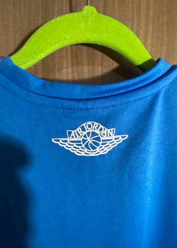 American Vintage Jordan Mavi Rahat Kesim Erkek Tişört - Görsel 6