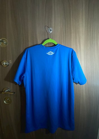 American Vintage Jordan Mavi Rahat Kesim Erkek Tişört - Görsel 8