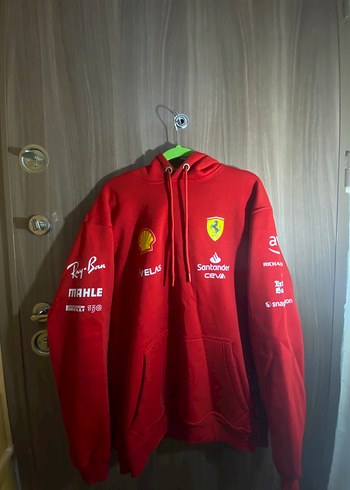 AMERICAN VINTAGE FERRARI HOODIE SWEATSHIRT - Görsel 3