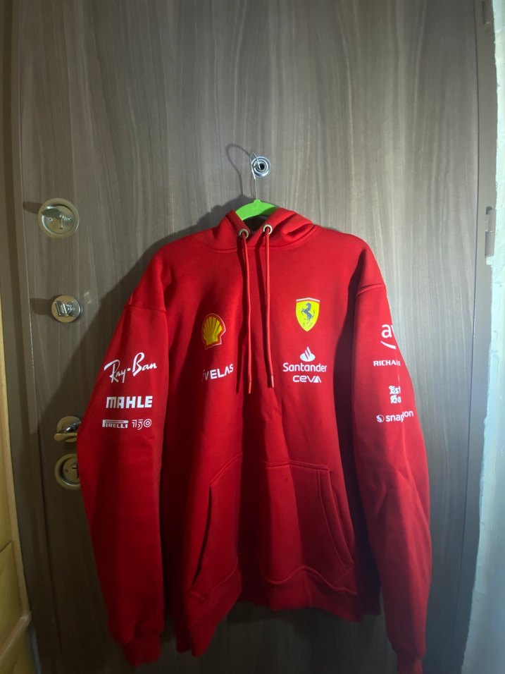 AMERICAN VINTAGE FERRARI HOODIE SWEATSHIRT - Görsel 3
