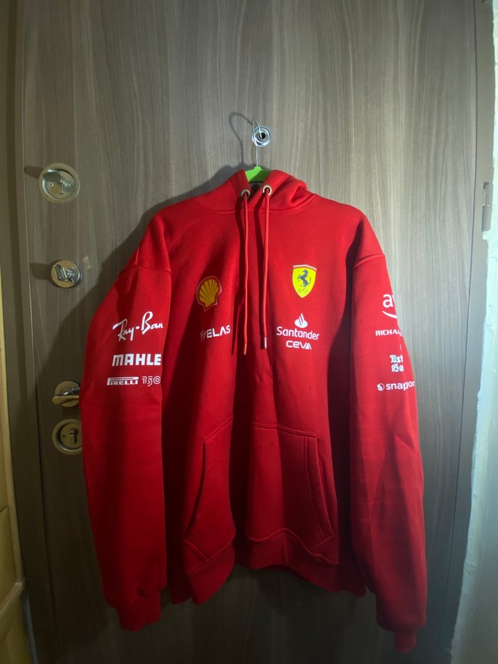 AMERICAN VINTAGE FERRARI HOODIE SWEATSHIRT - Görsel 4