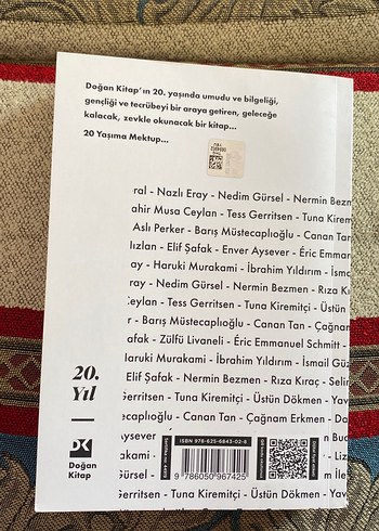 20. Yıla Mektup - Şiir Kitabı - Görsel 2