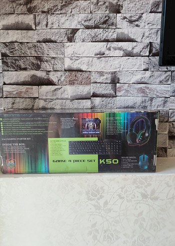 Beden K50 RGB Çok Renkli Oyun Klavye Seti