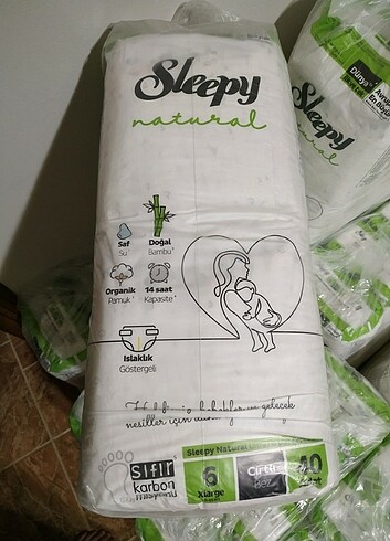 Sleepy Natural 6 numara 80 adet 