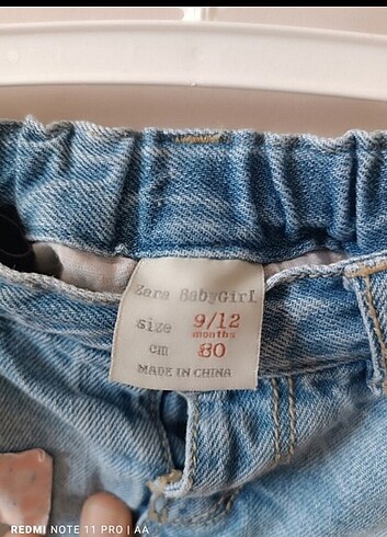 Zara Zara kız bebek kot etek 