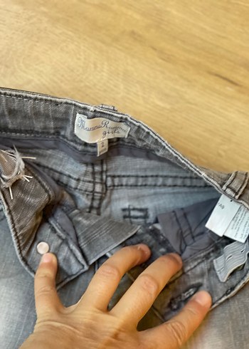 Kız Çocuk Gri Slim Fit Denim Pantolon#kız çocuk kot pantolon - Görsel 5