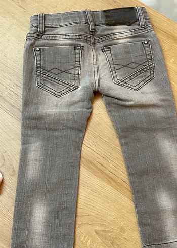 Kız Çocuk Gri Slim Fit Denim Pantolon#kız çocuk kot pantolon - Görsel 6