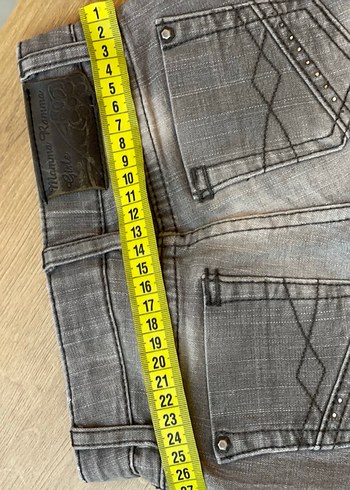 Kız Çocuk Gri Slim Fit Denim Pantolon#kız çocuk kot pantolon - Görsel 3