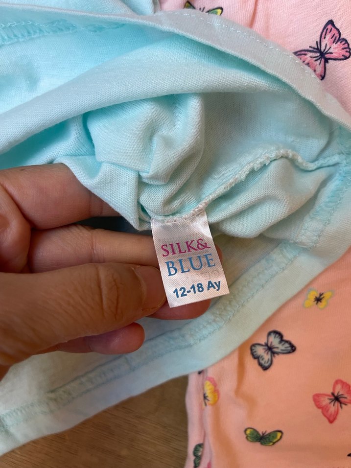 Kelebek Nakışlı  Kız Elbisesi#yazlık bebek elbisesi - Görsel 4