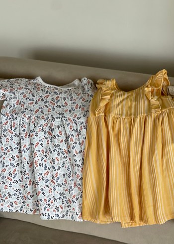 Kız Çocuk elbise 3 adet#örgü elbise - Görsel 2