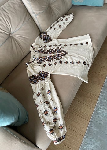 Nakışlı Bohem Kadın bluz#Otantik bluz#tesettür bluz - Görsel 6