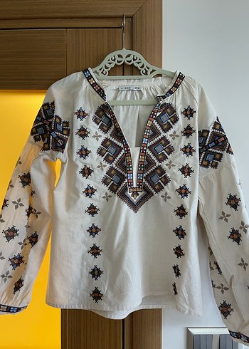 Nakışlı Bohem Kadın bluz#Otantik bluz#tesettür bluz - Görsel 8