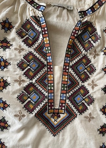 Nakışlı Bohem Kadın bluz#Otantik bluz#tesettür bluz - Görsel 5