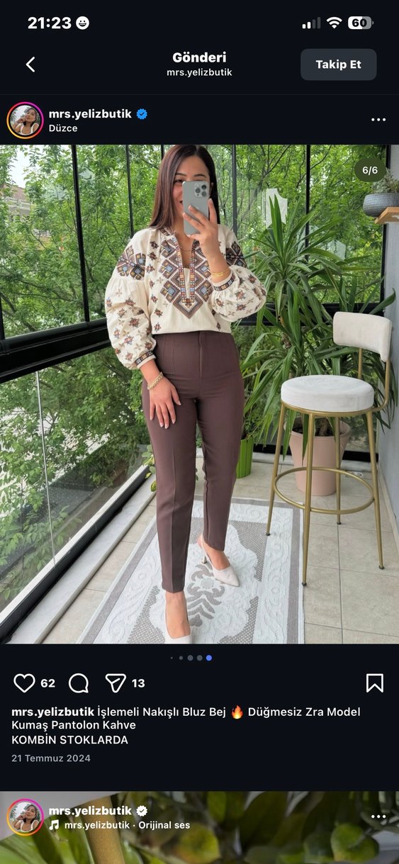 Nakışlı Bohem Kadın bluz#Otantik bluz#tesettür bluz - Görsel 3