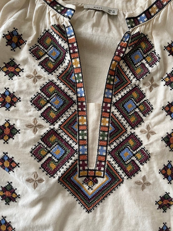 Nakışlı Bohem Kadın bluz#Otantik bluz#tesettür bluz - Görsel 5