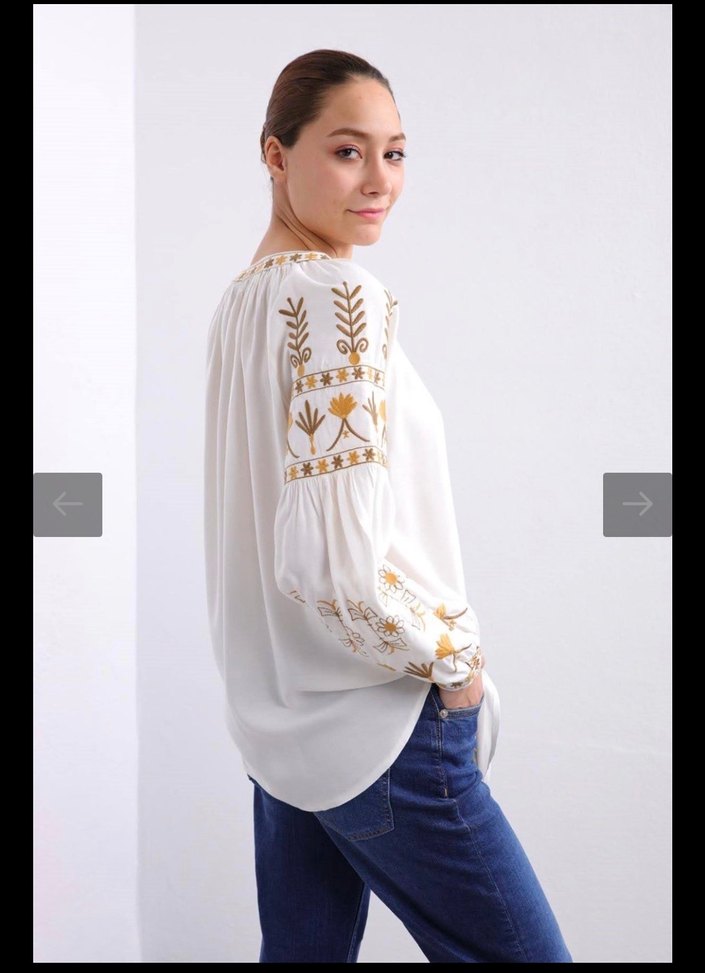 Bohem bluz#Otantik bluz#tesettür bluz#nakışlı bluz - Görsel 2