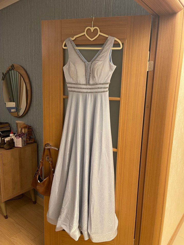 Uzun Abiye Elbise#Askılı abiye#gece elbisesi#mezuniyet elbisesi - Görsel 2