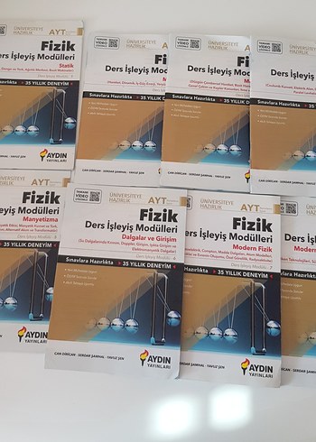 AYT AYDIN Fizik Ders İşleyiş Modülleri Seti