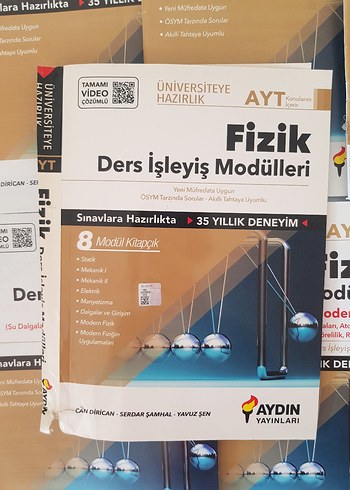  AYT AYDIN Fizik Ders İşleyiş Modülleri Seti