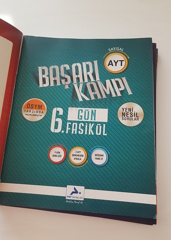  AYT Sayısal Başarı Kampı Deneme Kitabı