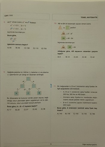 çap tyt matematik 15li - Görsel 3