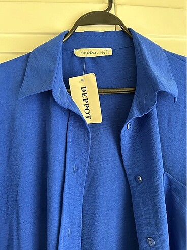 Zara gömlek lacivert oversize