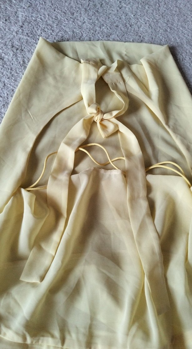 Sarı Midi Hamile Etek - Görsel 4