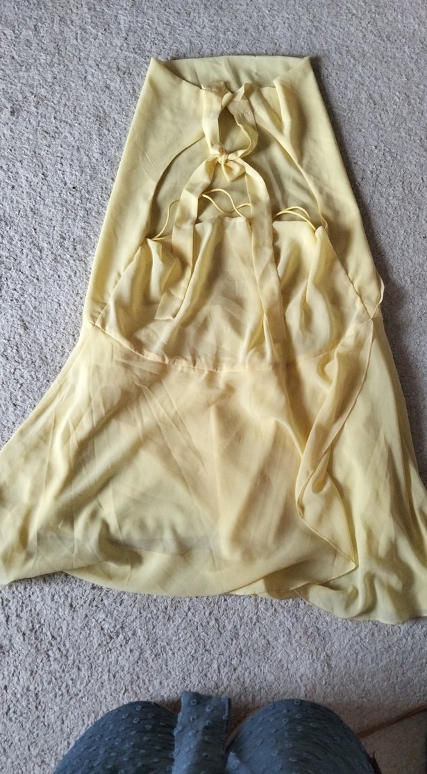 Sarı Midi Hamile Etek - Görsel 3