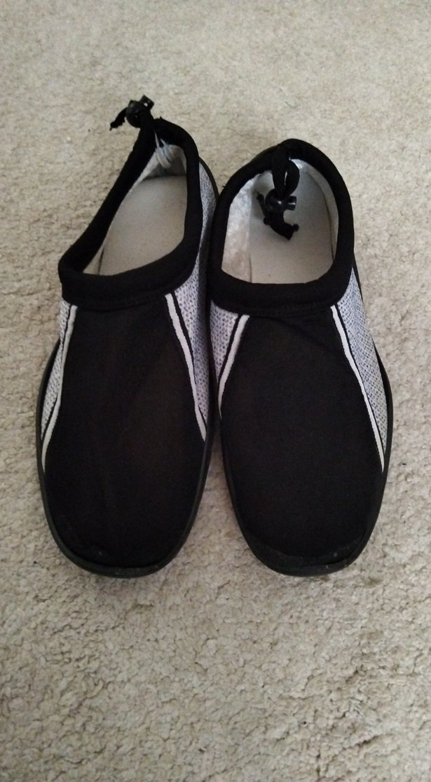 Erkek Beyaz Gri Kaydırmaz Su Ayakkabısı - Görsel 3