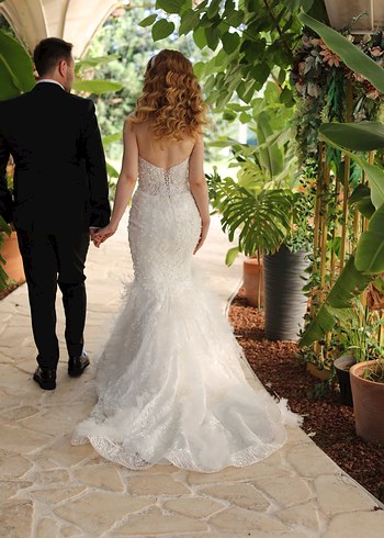 Nova Sposa Balık Gelinlik+Duvak - Görsel 7