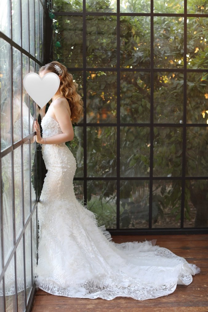 Nova Sposa Balık Gelinlik+Duvak - Görsel 2