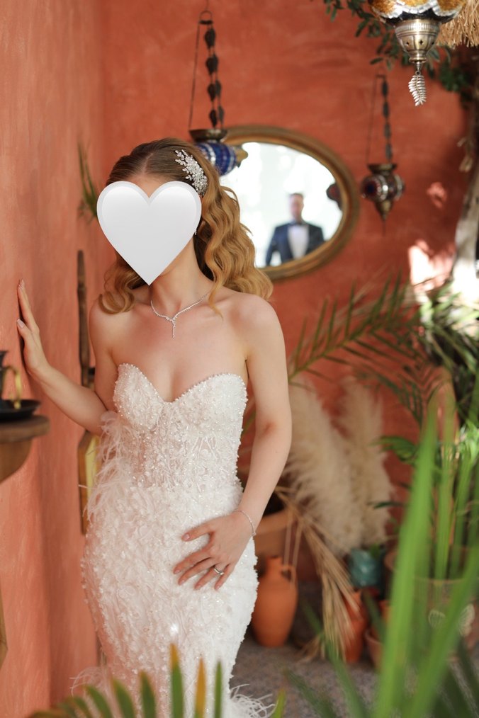 Nova Sposa Balık Gelinlik+Duvak - Görsel 4