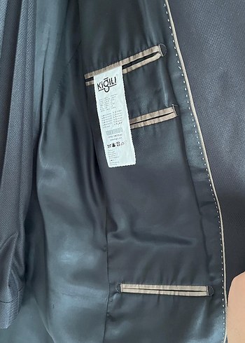 Kiğılı Erkek Siyah Takım Elbise Ceket ve Pantolon - Görsel 6