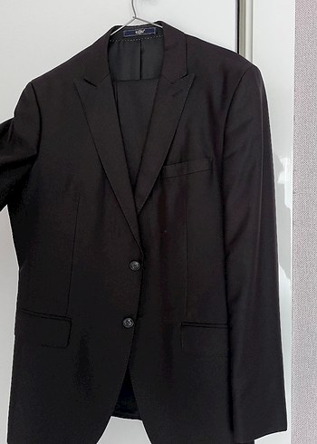 Kiğılı Erkek Siyah Takım Elbise Ceket ve Pantolon - Görsel 3