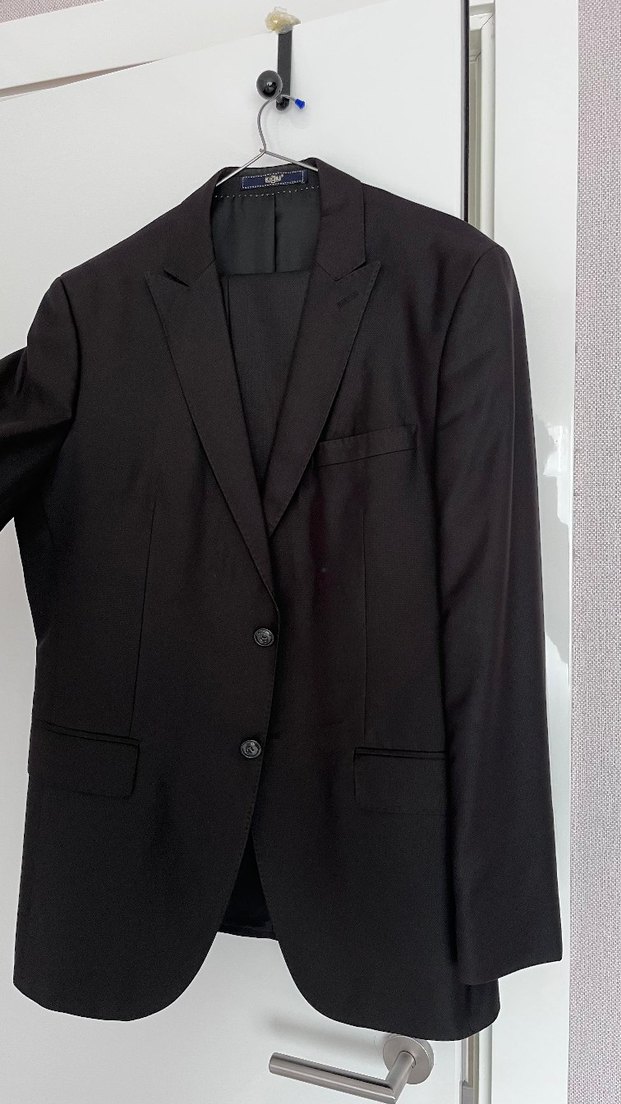 Kiğılı Erkek Siyah Takım Elbise Ceket ve Pantolon - Görsel 3