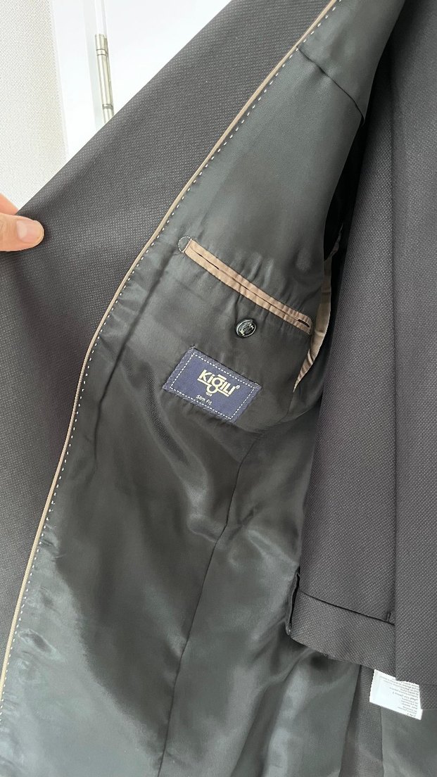Kiğılı Erkek Siyah Takım Elbise Ceket ve Pantolon - Görsel 5