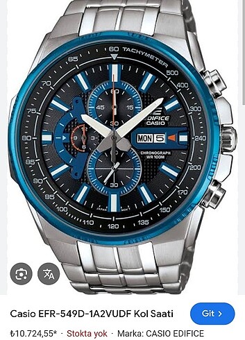 Nokta hatasız ürün Casio edifice