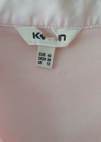 Koton Pembe Keten Fırfırlı Hamile Bluzu