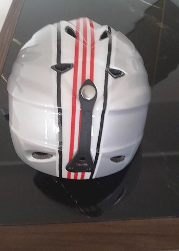 Beyaz Baskılı çocuk Kaskı - Görsel 3