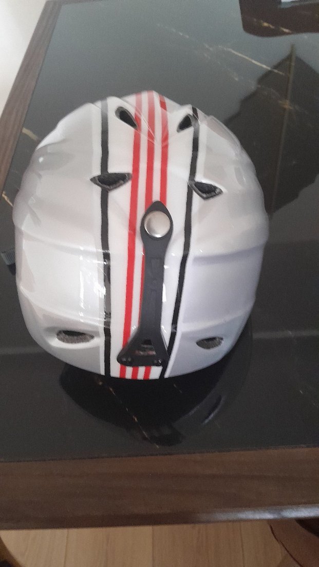 Beyaz Baskılı çocuk Kaskı - Görsel 3