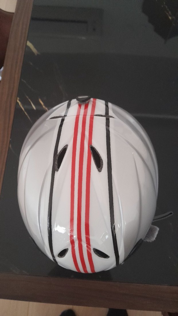 Beyaz Baskılı çocuk Kaskı - Görsel 2