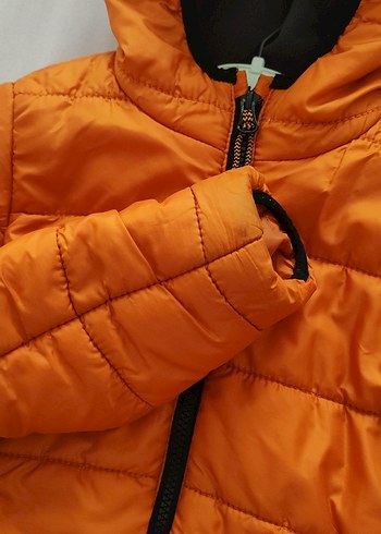Turuncu Fermuarlı Erkek Çocuk Mont - Görsel 2
