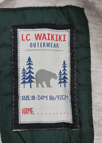 Erkek Çocuk Yeşil Fermuarlı Kapüşonlu Mont - Görsel 4