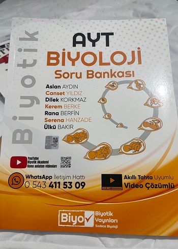 AYT Biyoloji Soru Bankası - Biyotik Yayınları