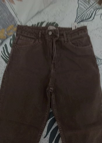 Paulmark Kadın Kahverengi Regular Fit Midi Pantolon