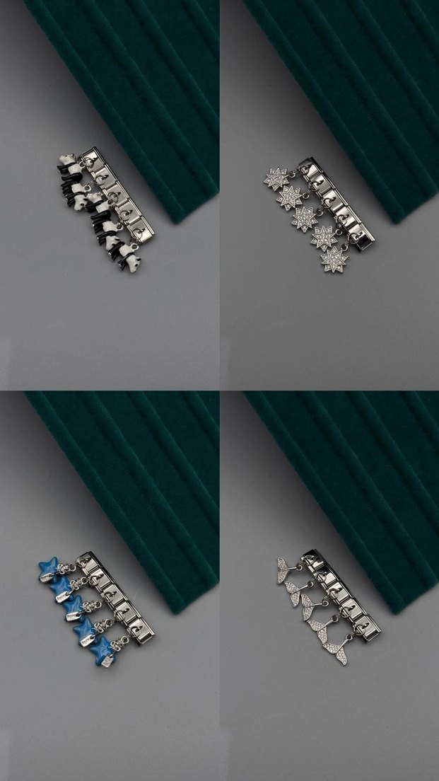 Erkek Altın Renkli Küpeler - 4 Model - Görsel 3