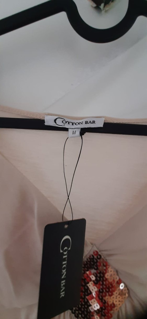 Bluz Bej V Yaka Drapeli - Görsel 5