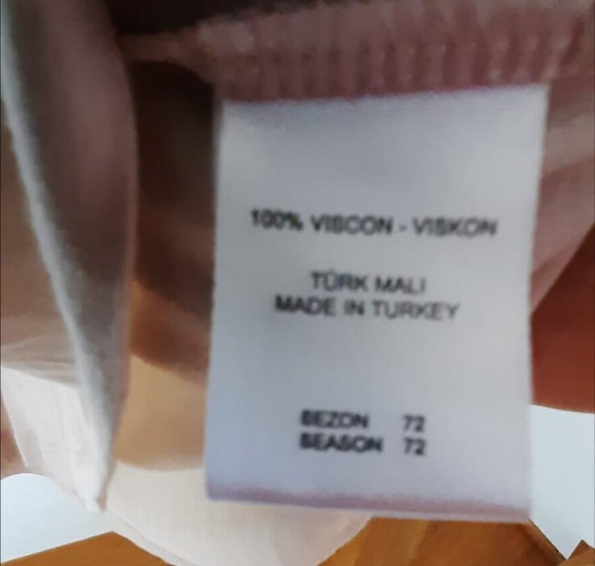 Bluz Bej V Yaka Drapeli - Görsel 4