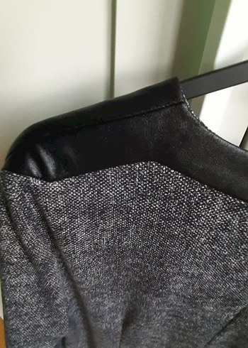 Henry Marka Gri V Yakalı Midi Rahat Kesim Elbise - Görsel 5